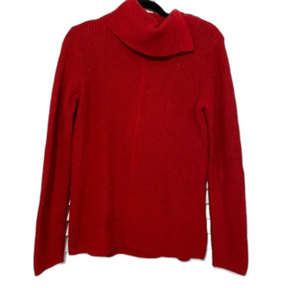 Talbots size Small Red Holiday Turtleneck Sweater - Picture 1 of 7